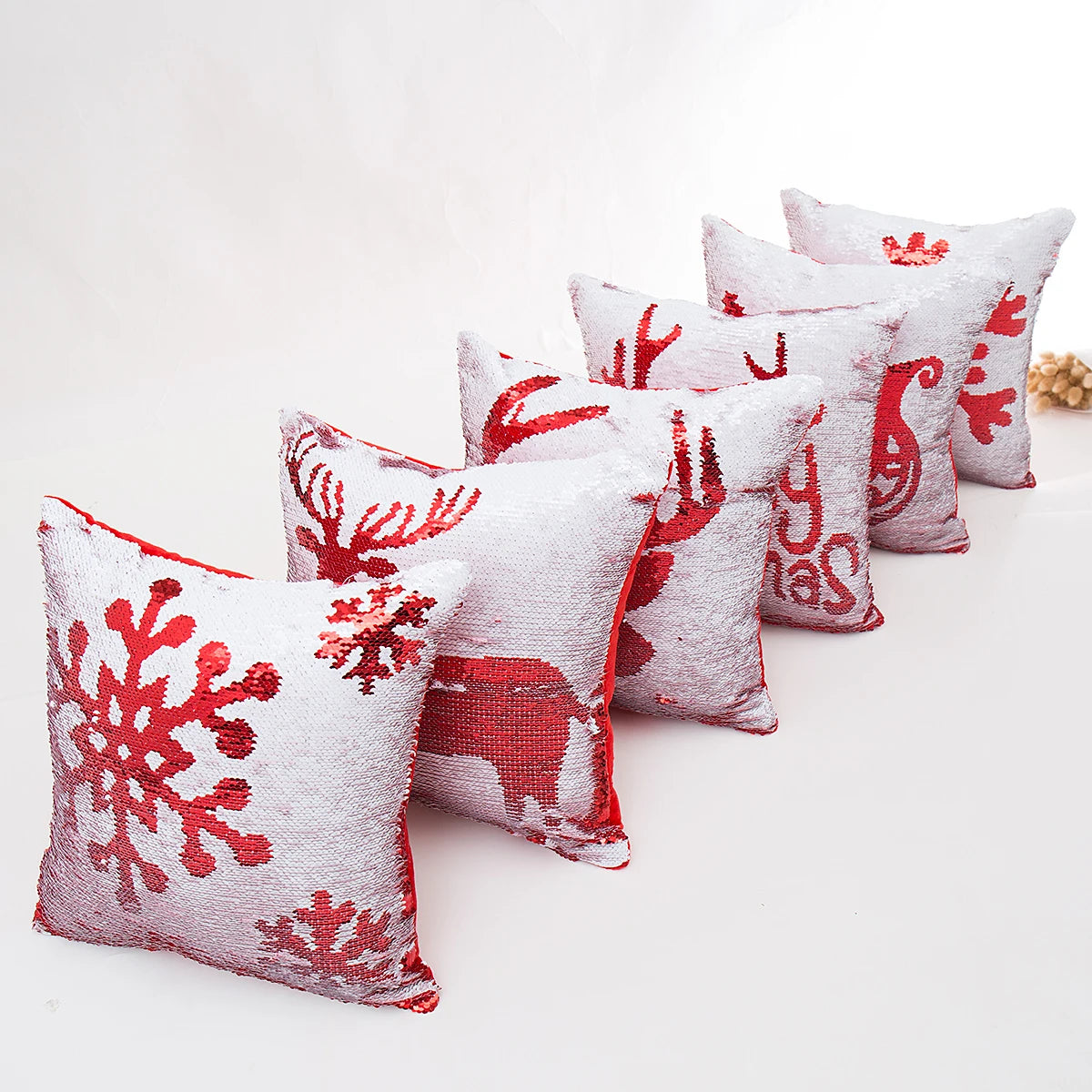 wholesale decorative sequin pillow cases cushion cases