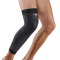 JINGBA SUPPORT Custom Logo Full Leg 3D Knitted Elastic Nylon Knee Support Sleeve Compression Sports Knee Brace for Protection