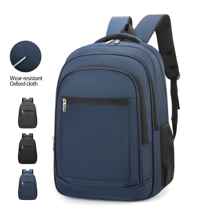 Custom logo Large Capacity Men's Fashion Simple Backpack Durable Waterproof Stylish Travel Laptop Bags College Backpacks