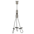 Three-Leg Steel Wire Cable Safety Suspension Kits with Screw Light Lifters Product Category