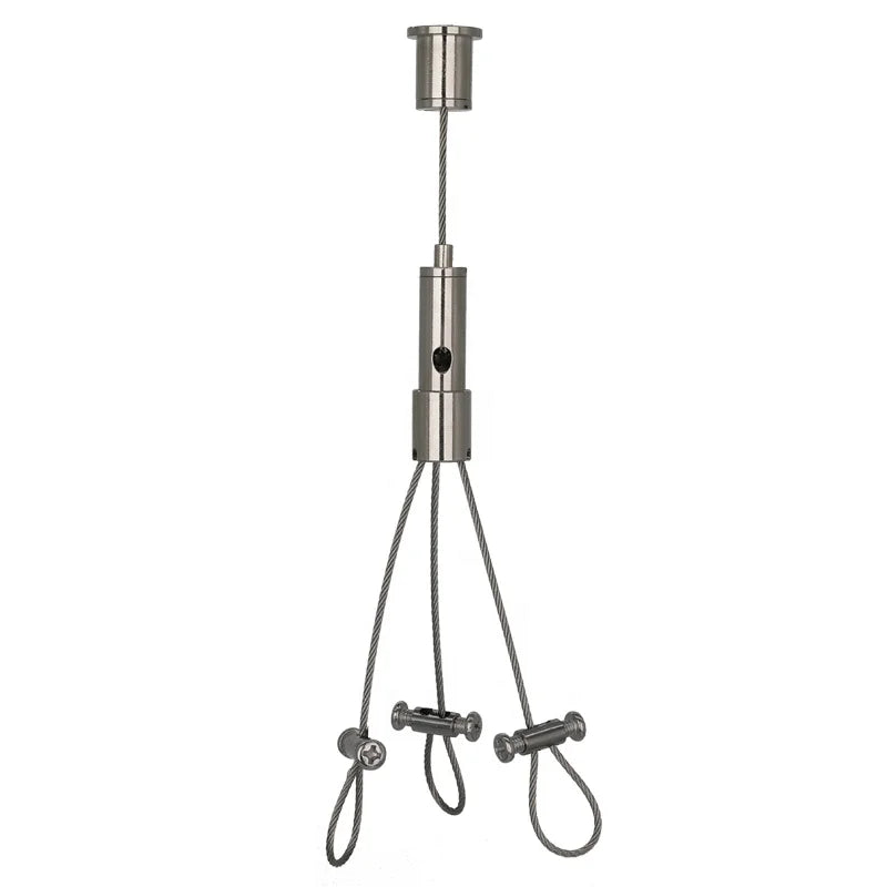 Three-Leg Steel Wire Cable Safety Suspension Kits with Screw Light Lifters Product Category