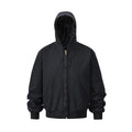 2025 Winter Highstreet New Design Distreeted Hoodie Double Layer Heavy Zipper Washed Hoodie Vintage Black Hoodie Jacket for Men