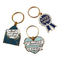 Cheap Oem Heart Shaped Circle Keychain Keyring Key Holders for Girls