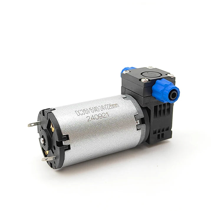 280 ml Per Minute Flow Rate Suction and Pressure 12V 24V DC Water Diaphragm Gas-liquid Mixing Pump with Brush/Brushless Motor
