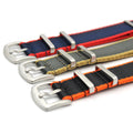 Different Colors Edge Smoothly Seatbelt Nylon Watch Strap 18mm 20mm 22mm Canvas Nylon 1 Piece Fabric Watch Strap