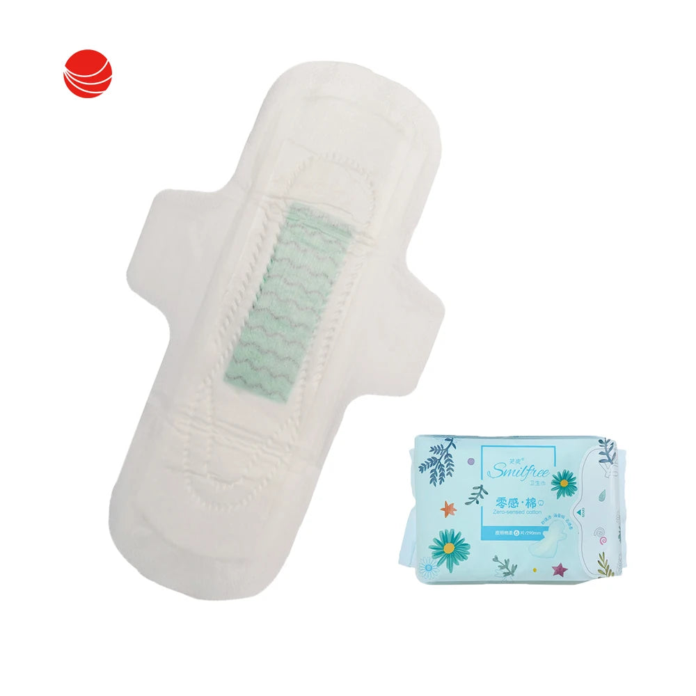 OEM organic cotton Brand Name Bamboo Charcoal Sanitary Napkins Manufacturer