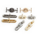 Fashion Bag Metal Accessories Locks Handbag Zinc Alloy Twist Lock for DIY Handmade Bag
