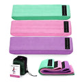 OEM Custom Fitness Resistance Bands-Polyester Fabric Custom Colors & Logo for Yoga & Pilates