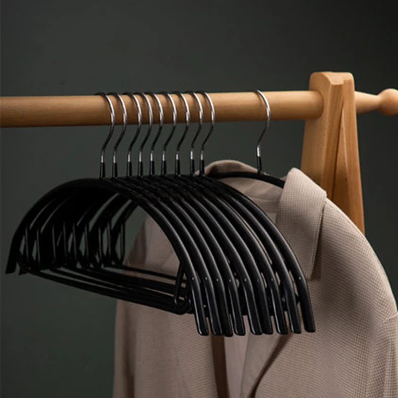 Elegant Anti Slip Dry Wet Dual Purpose Clothes Hangers Hot Sale Household Multifunctional Simple Tools Single Stainless Steel