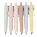 New Macaron Small Fat Dwarf Pocket Pen Creative Gel Pen Clip Student Signature Pen Black Ink 0.5mm