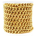 Customized 18k Gold Plated Initial Necklaces Pearl Necklace  Supplies Stainless Steel Chain for Jewelry Making
