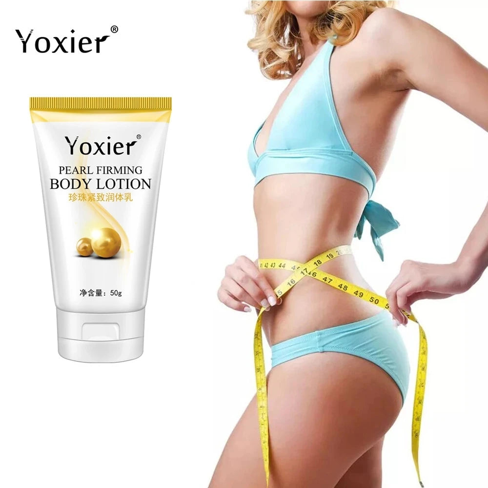 YOXIER Moisturizing Slimming Anti Cellulite Pearl Firming Organic Body Lotion