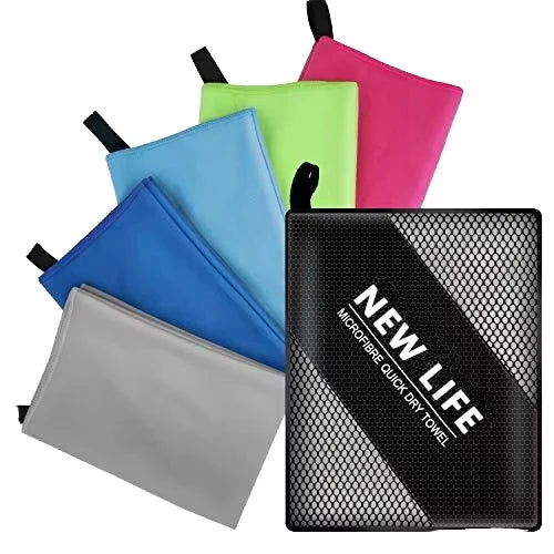 Changzhou New Life Wholesale Micro Fiber Towel 2-pack Sports Gym Travel Towel Custom Super Instant Sport Towel MegaBDM