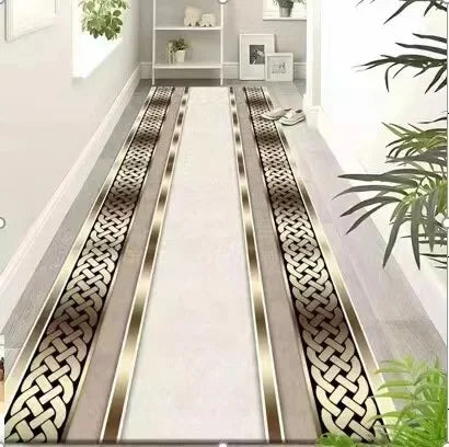 Runner Rug Red Hallway Floor Mats Cuttable Hotel Hall Long Carpet Thick for Staircase Living Room Bedroom