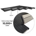 LINYIQUEEN Waterproof Rolled Jiu Jitsu Tatami Mat Smooth Taekwondo Judo Roll Mats for Martial Arts