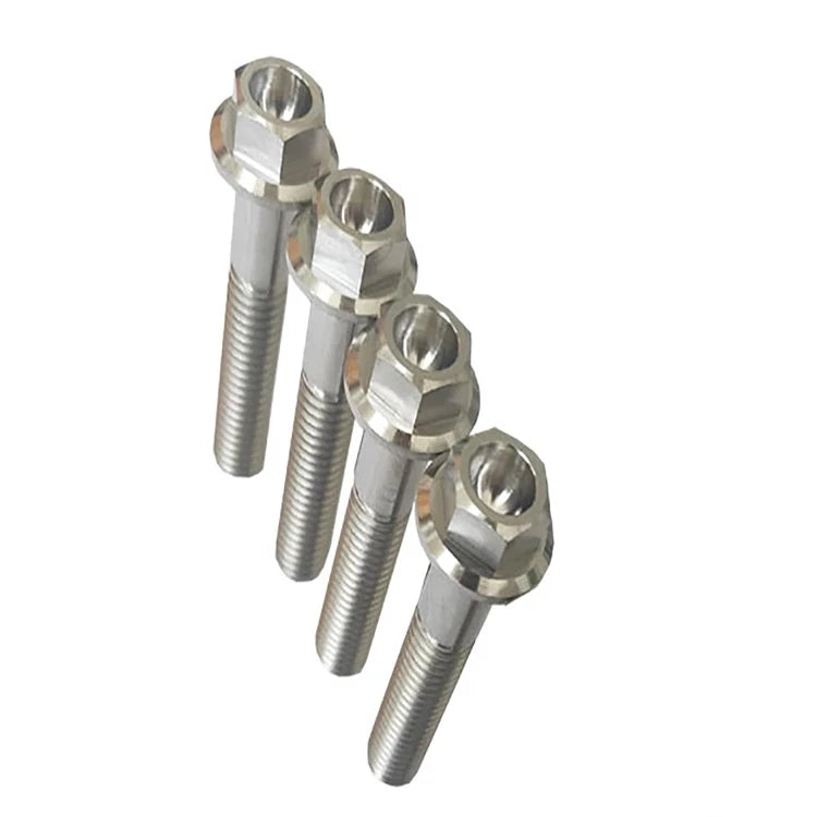 Wholesale 5/16" Gr5 Titanium Flange Head Bolts for Modification Motorcycle