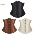 Waist Training Corsets XXS-6XL Brown Black Champagne Woman 26 Steel Boned Breathable Nonwoven Chest Binder Bustier Corset Top