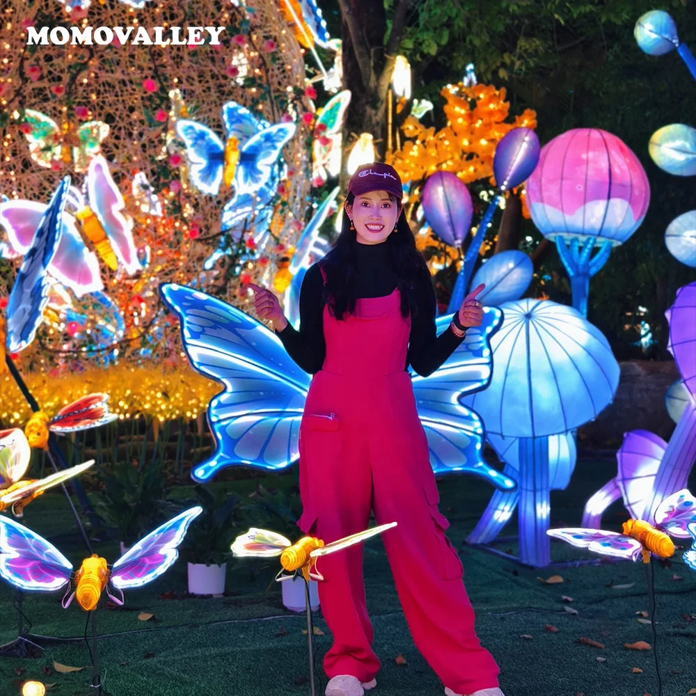 Momovalley  Product Idea 2025 Decoration for Illuminated Garden Novelty Products Party  Led butterfly Gardens Christmas Lights