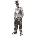Party Club Adult Man Silver Mirror Costume Stage Show Dance Performance Wear Suit Props