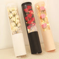 Artificial Soap Rose Flower Bouquet Tube Box with White Led Light  Gift for Mother's  Day