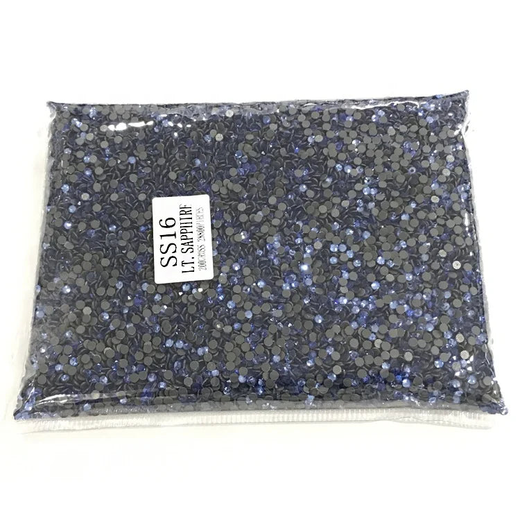 8-12 Cuts DMC Glass Rhinestones Flatback Non Hotfix Motif DIY Hotfix Crystal With Glue on Rhinestones Transfer for Clothing