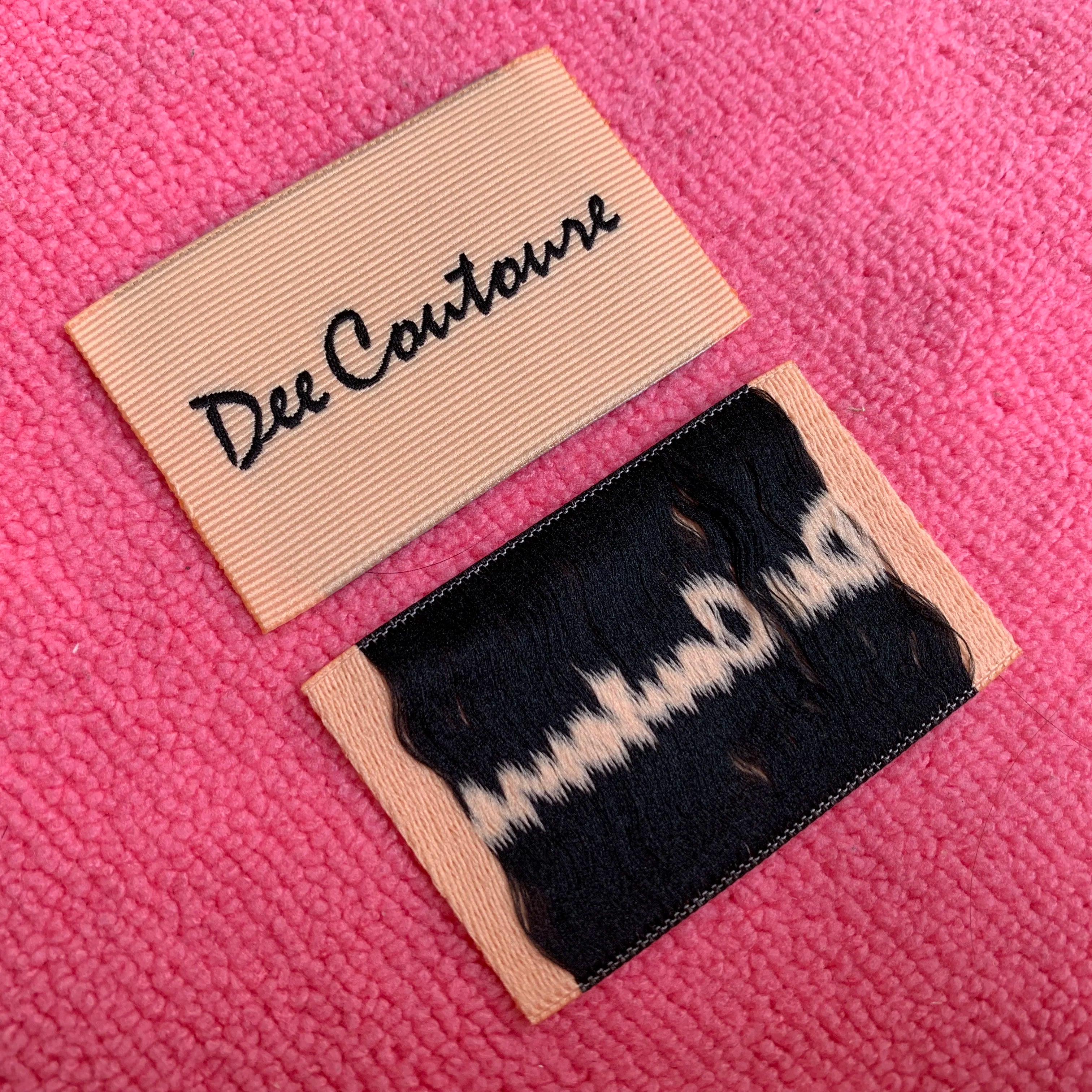High Quality Grosgrain Woven LabelUnique Textured Clothing Label With Grosgrain Surface