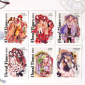 30 Stickers Per Pack Fancy Years Series Character Girl Landscaping Theme Stickers
