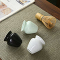 New Design Japanese Style Ceremony Tea Whisk Stand Green Mixer Matcha Whisk Holder