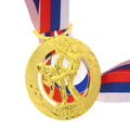 Russian Gold 3D Taekwondo Medal Martial Arts Commemorative Award Manufactured by Shenzhen PBG Company