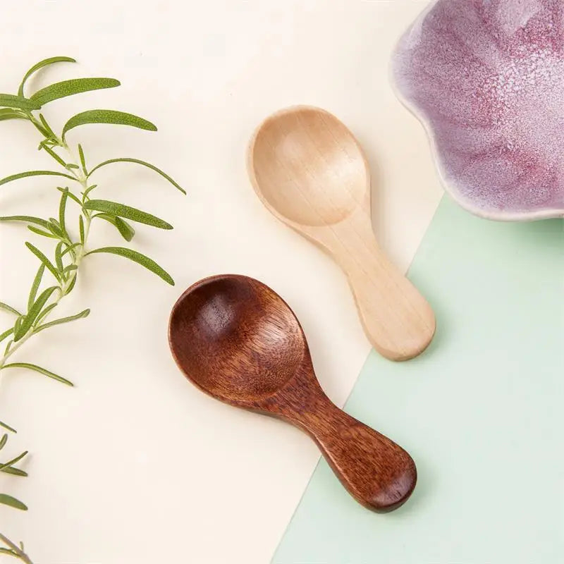 High Quality Custom logo Beech Wood Wooden Measuring Spoon Measuring Scoop for Coffee Beans Wood Table Spoon for Whole Beans