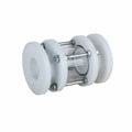 China Hot Sales 1in to 4in Frpp Plastic Sight Glass Level Gauge DN25 to DN100 ANSI JIS DIN Flange Pvc Sight Glass Level Gauge