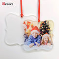 8Point Thermal Sublimation Acrylic Christmas Tree Pendant Plexiglass Thermal Transfer for Christmas Decoration