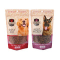 Custom Printed Side Gusset Flat Bottom Plastic Stand up Pouch Dog Cat Freeze Dried Dog Food Snack Mylar Bag