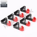 HANKRACK Black Chrome Plated Alloy Metal Hook for Car Wheel Rim Display Max 24inch Capacity Easy Install Fashionable
