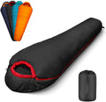 WOQI Black Compression Sack  Lightweight  for  Traveling  Down  Mummy Sleeping Bag Suitable Adults