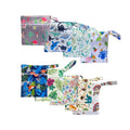 Swimming Beach Nappy Wet Bag Two Zip Diaper Wet Dry Bikini Bag Waterproof for Swimming