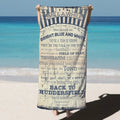 Wholesale Quick-dry Custom Personalized Logo Printed Magic Beach Towels Swimming Pool Towel