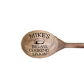 Custom Engraved Large Wood Spoon for Tea Personalized Dad Gifts Mom Gifts Long Wooden Spoon for Outdoor Cooking