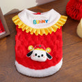 New Year Autumn Winter Eco-Friendly Cotton-Padded Double-layer Thick Fur Cute Style Pet Dog Cat Clothing Accessories Tang