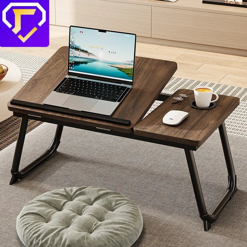 Four-Speed Lifting Table  Adjustable Bed Table Can Be Raised Table Folding Desk Dormitory Study Desk Lazy Desk