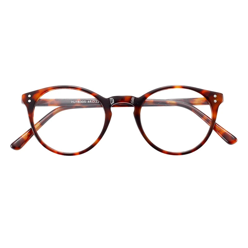 Classic Retro Optical Eyeglasses Frames for Men and Women Acetate Diamond Face Shape Match Reading Glasses