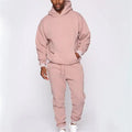 Custom Sports Blank Cotton Oversized Hoodies and Sweat Pants Setprivate Label Men 2 Piece Jogger Sweatsuits