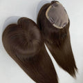 Cuticle Aligned Virgin Hair 5*5 Mono Base Dark Brown Color 14 inch 16 inch In The Stock Toppers For Women