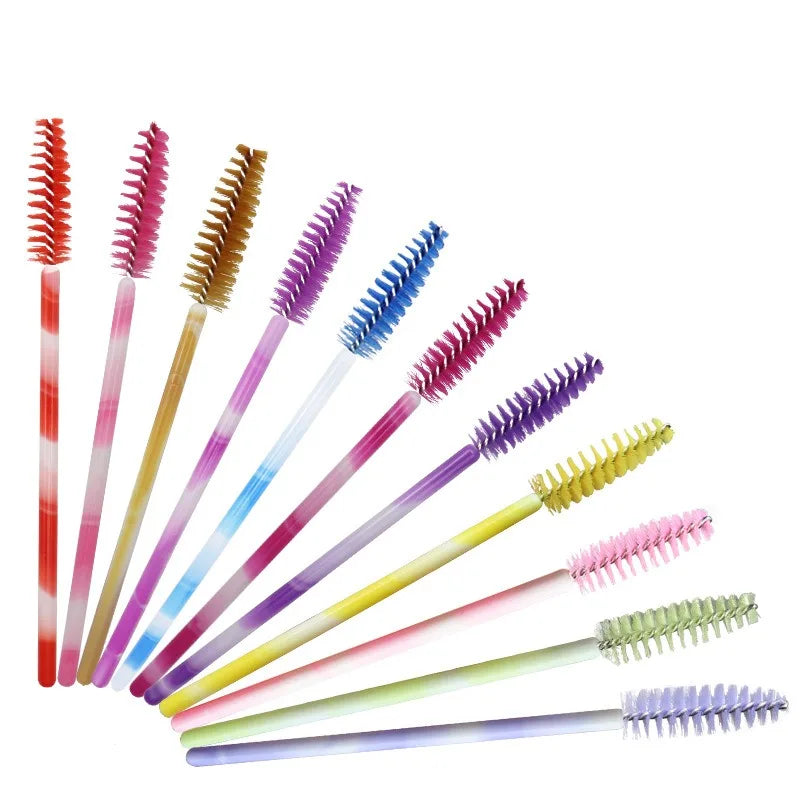 Disposable Brushes Eyelash Wands Applicator Makeup Kits Eyelash Spoolies Brushes for Eyelash Extensions and Eyebrows