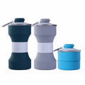 Customized Logo Business Gift BPA Free Eco-Friendly Travel Sports Large Capacity Portable Folding Collapsible Silicone Camping