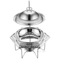 Hotel Supplies Big Size Chafing Dish Food Grade Stainless Steel Chafing Dish Buffet Set for Wedding Food Warmers With Holder