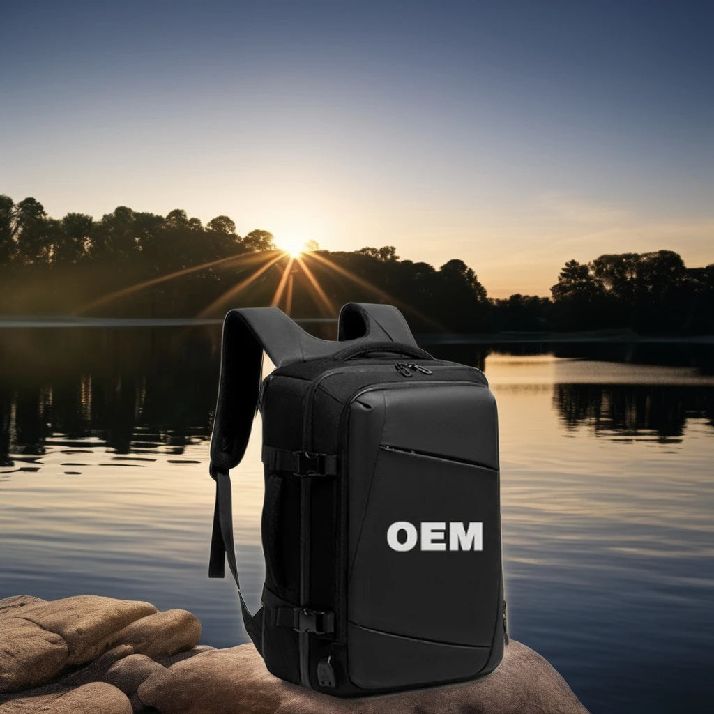 Custom Large Capacity Travel Computer Backpack Multifunctional Waterproof Laptop Bag with USB Charging Stylish Fashion Style