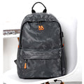 Custom Men Luxury Bag 15.6 Inch Laptop Business Usb Charging Back Pack Travel Anti Theft PU Leather Backpack
