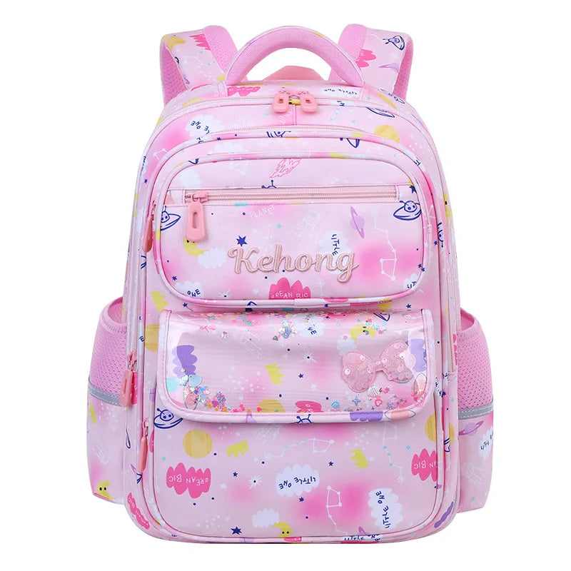 Fashion Student School Bags Load Reduction Large Capacity Easy Storage Anti Splashing Backpack Mochila Escolar