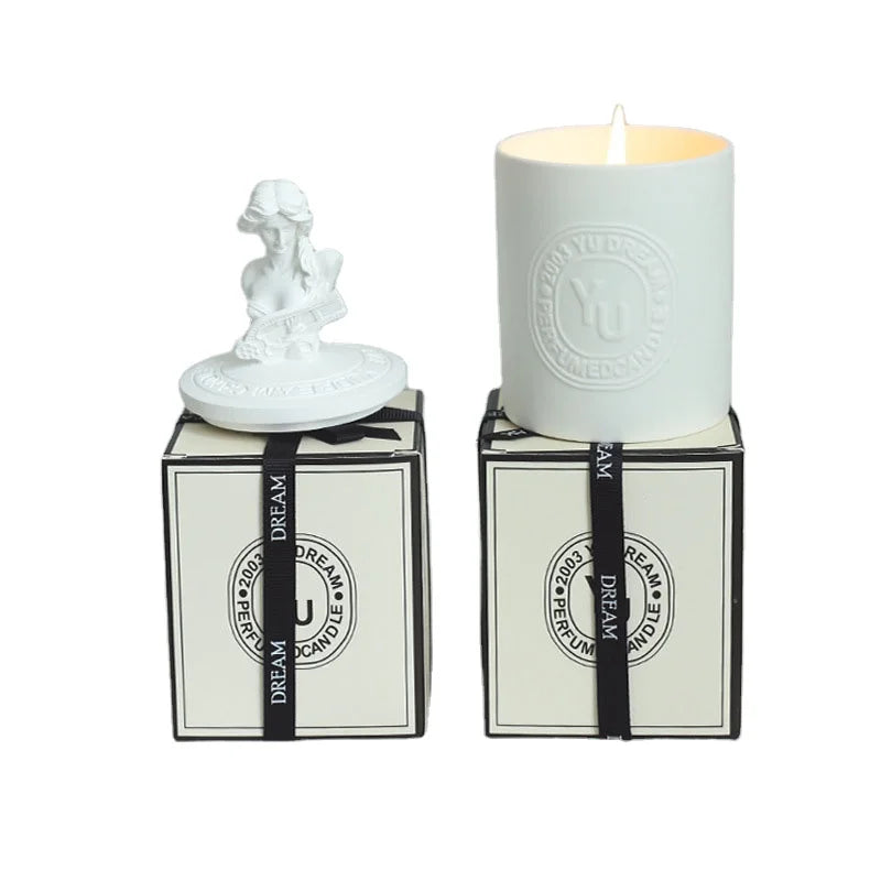 Wholesale Home Decor Luxury Candles Sceted Statues Gift Set Soy Wax Candle Set